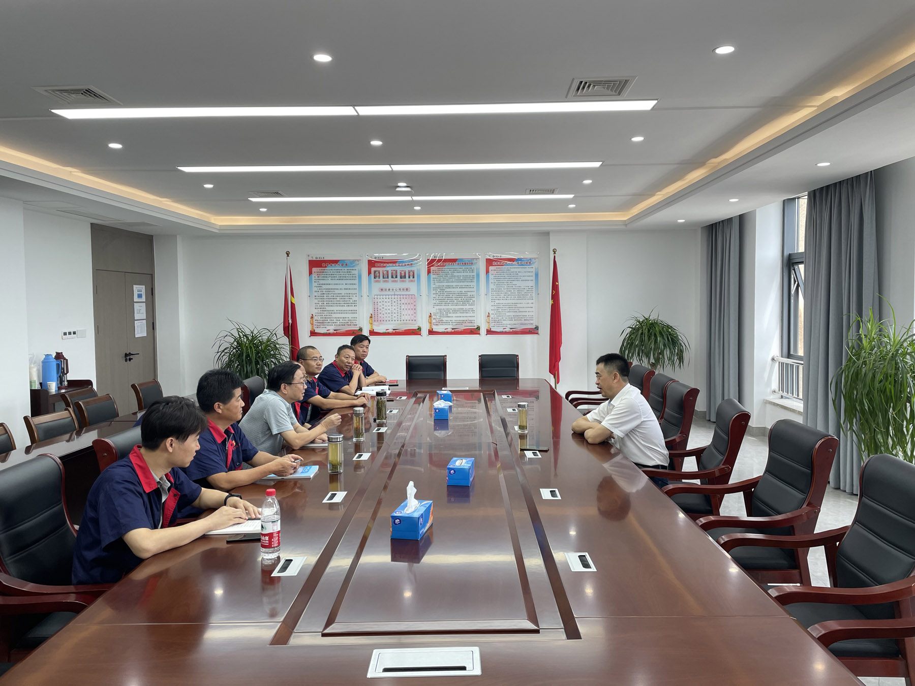 集團(tuán)公司黨委委員、總工程師周俊到公司調(diào)研 