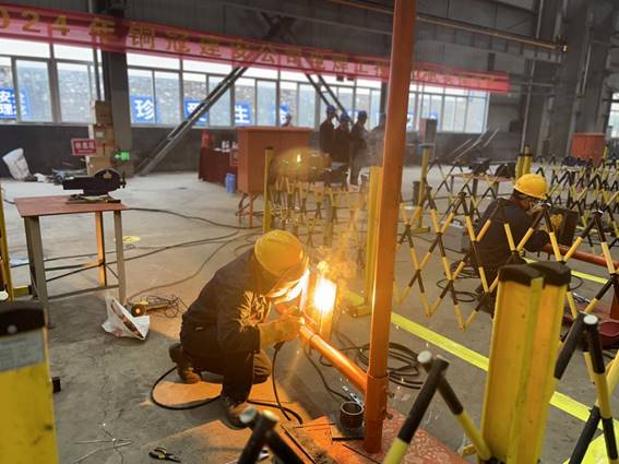 公司舉辦電焊工、電工技術(shù)比武