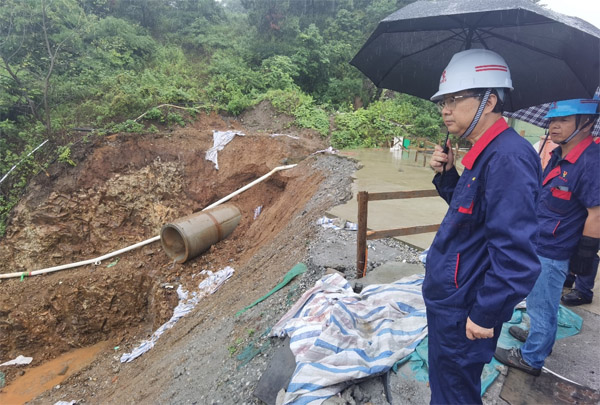 公司黨委書記檢查在建項目  公司黨委書記檢查在建項目